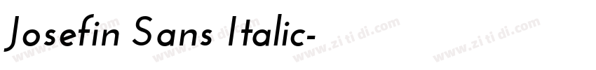 Josefin Sans Italic字体转换 Josefin Sans Italic字体转换